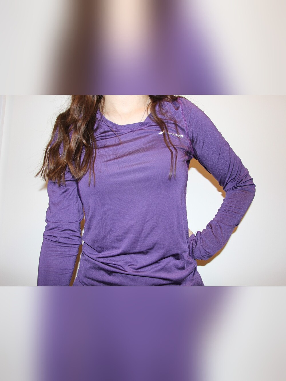 Purple Brooks Long Sleeve